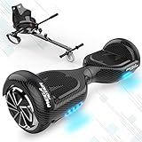★ 【Protección múltiple-Seguridad】: El hoverboards cumple con los estándares de seguridad más estrictos de Europa, para que pueda divertirse sin preocupaciones. La seguridad de los usuarios es una prioridad para nuestro servicio: Sistema de protección contra sobrecargas integrado en la batería; Sistema de control de seguridad del motor. Una batería certificada súper resistente que garantiza la seguridad en la conducción.