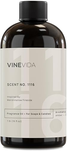 Miniatura 924 de VINEVIDA [4 onzas] Aceite de fragancia de madera de teca de caoba para fabricación de velas y fabricación de jabón, aromas de velas prémium para