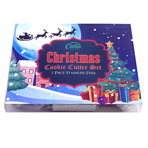 Sweet Cookie Crumbs Christmas Cookie Cutter Set, 7 Piece, Stainless Steel #TOP1