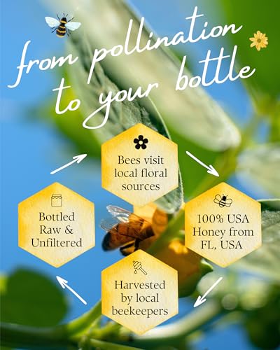 Orchard Pond Organics Miel Wildflower 32 Ounce miniatura 2