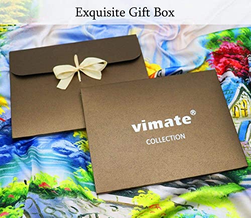 Vimate 100% Silk Hair Scarf, Mulberry 35 Inch Fashion Square Silk Head Scarf For Women Night Sleeping (Style 33) #TOP6