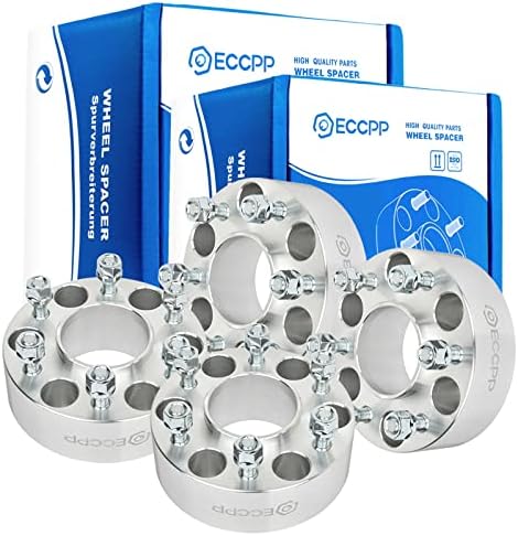 4-Piece 1.25" Wheel Spacers For 1999-2025 Chevy Silverado 1500 - 6x5.5 Bolt Pattern