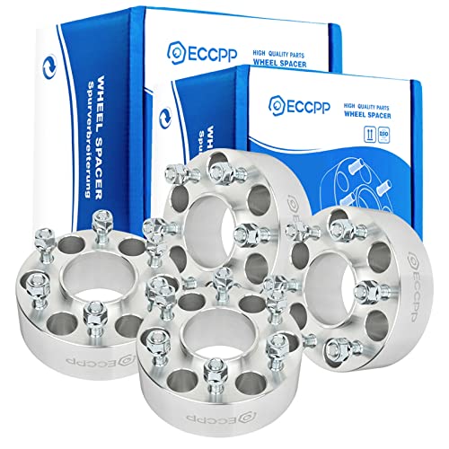 ECCPP 4PCS 6 Lug hubcentric Wheel Spacers Adapters 6x5 to 6x5 12x1.5 78.1mm 2" Compatible with 2002-2009 for Trailblazer 2004-2005 for Envoy XUV 2002-2004 for Bravada