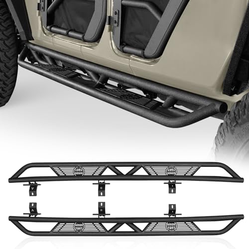 Hooke Road Gladiator Running Board Side Step Slider Nerf Bars for Jeep Gladiator JT Pickup Truck 2020 2021 2022 2023 2024 2025