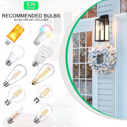 Image of MAXvolador Outdoor Wall Light Fixture, Exterior Waterproof Wall Lantern