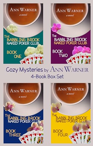 The Babbling Brook Naked Poker Club - A Senior Sleuth Cozy Mystery: 4-Book Box Set (The Babbling Brook Naked Poker Club Series)