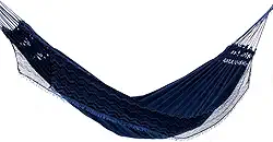 Rede de Dormir Jeans Life Azul com Preto