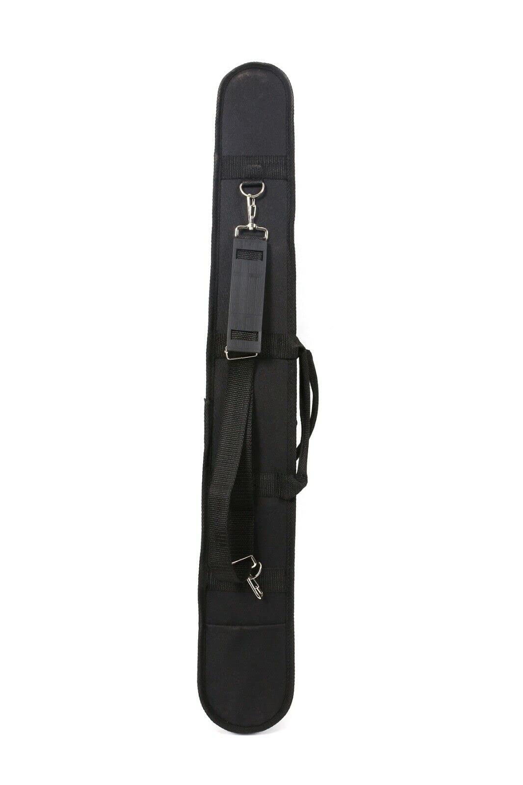Estuche para arco de doble bajo, 2 unidades, estilo francés alemán con correas fuertes, ligero, duradero, color negro