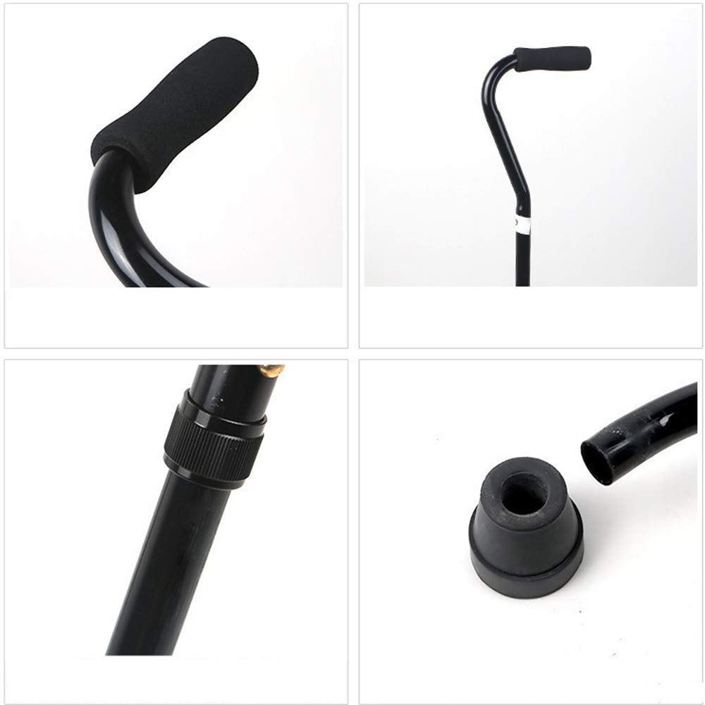 Muletas Ergonómicas para Antebrazo, Muletas de Aluminio Regulables en Altura, Muletas para Codo Azul, Bastones Plegables