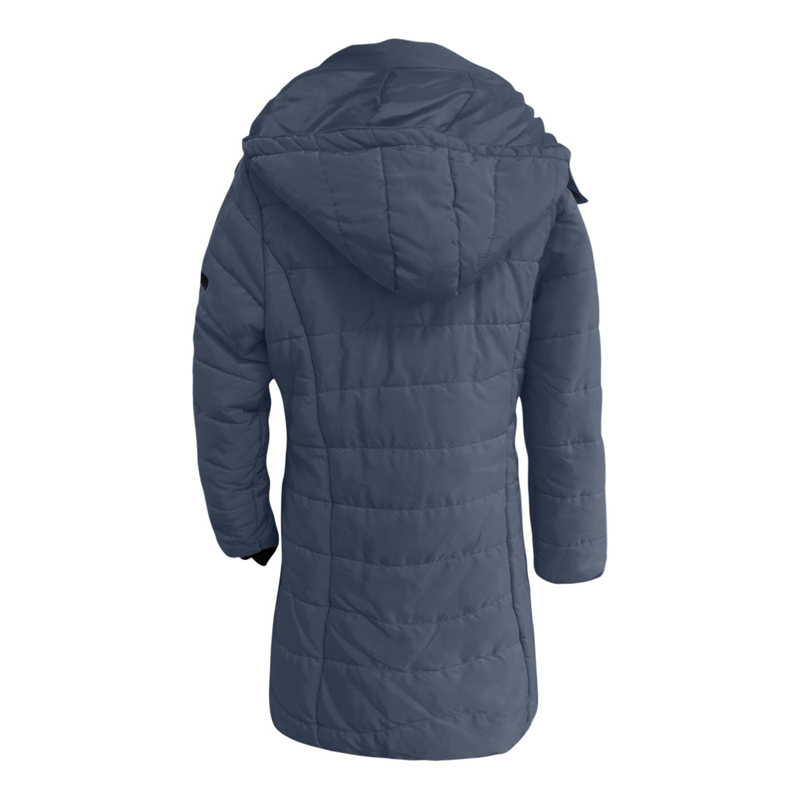 Wintermantel Damen Lang Steppjacke Mit Kapuze Daunenmantel Warm Mantel