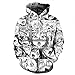 3D Ahegao Pull Hoodies Femme Homme drôle Timide Sweat Fille Visage Hentai Manga Streetwear Harajuku Tops surdimensionnées,QYXH083,L