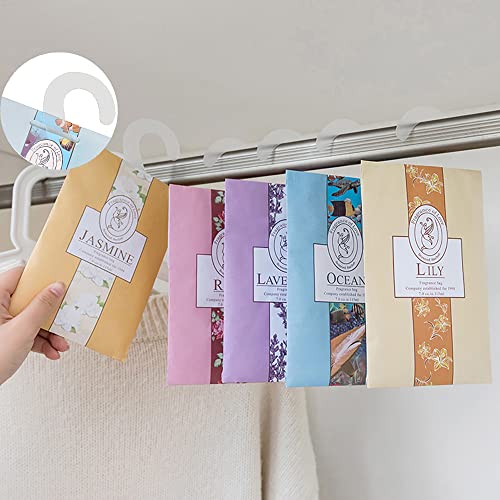 WDEC 15*20g Lavender Sachets With Hanging Sachets For Wardrobe Closet Room Wardrobe Bathroom Cart, Aromatherapy Bag - Image 4