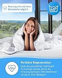 Kołdra letnia AERO ActiveClima 135x200 z innowacyjną technologią Climabalance® | Przewiewna oddychająca pościel z paskami wentylacyjnymi | Idealna lekka kołdra na lato, 135 x 200 cm