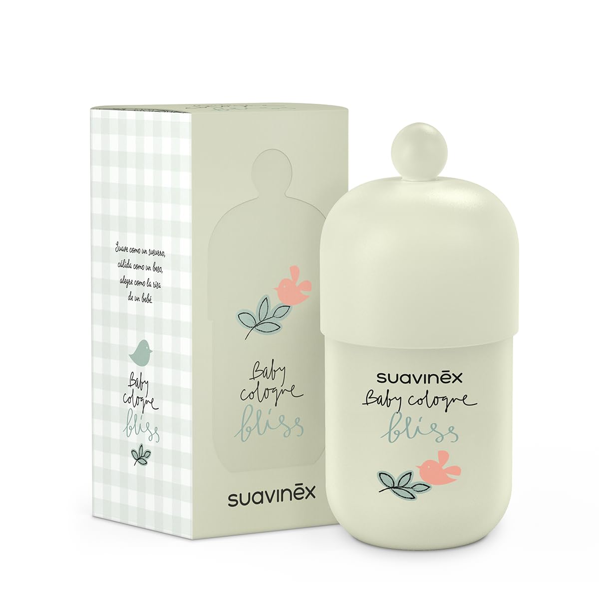 Suavinex, Baby Cologne Bliss, Colonia per Neonati a Basso Contenuto di Alcol, Non Macchia i Vestiti, Fresca, Aroma Delicato e Morbido, con Vaporizzatore, per Neonato e Tutta la Famiglia, 100 ml