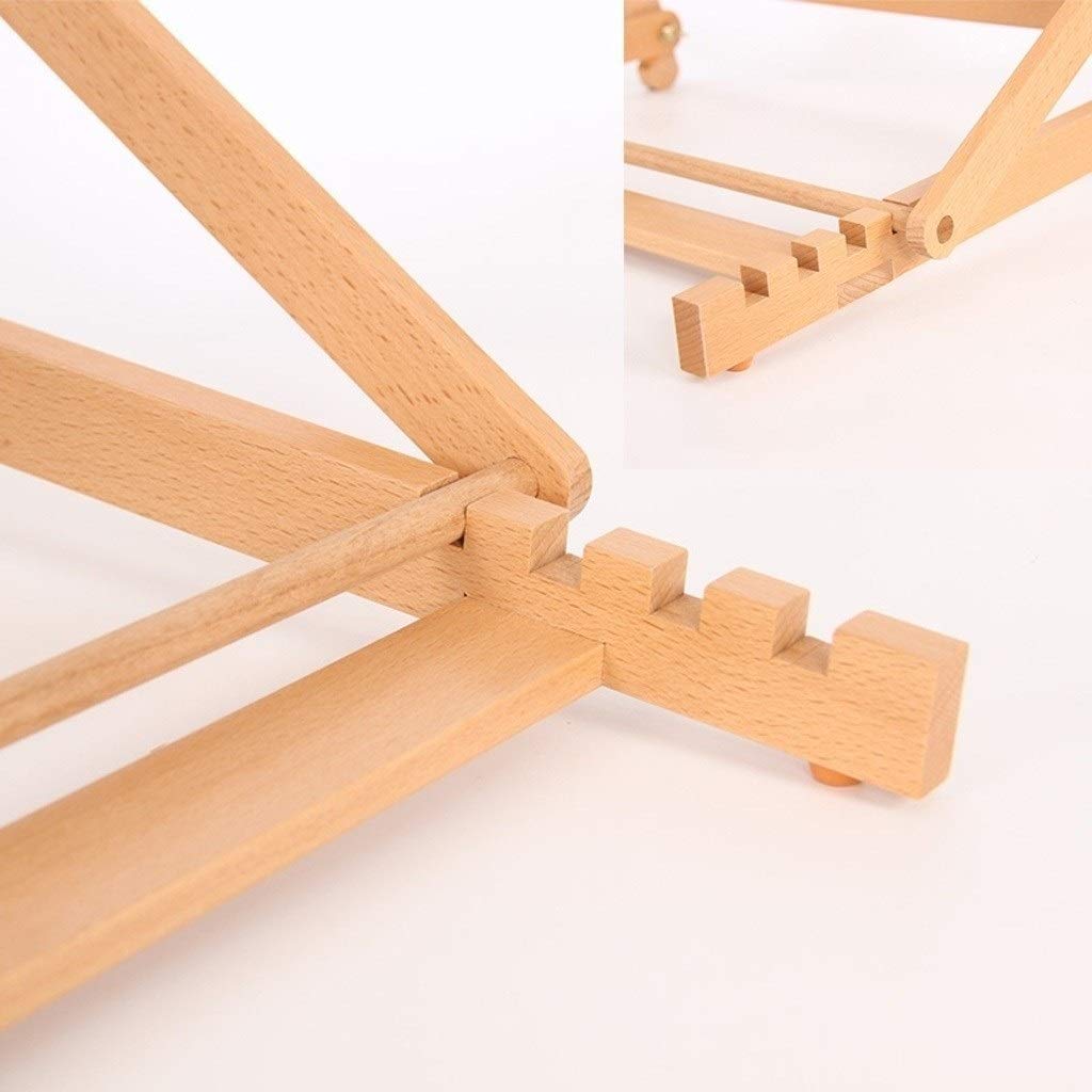Soporte de exhibición de Lona, Caballete de Escritorio Ajustable con Pendiente portátil, Soporte de exhibición de Lienzo para Carteles, Caballete para niños