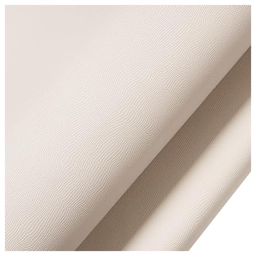 Decotalk Beige Wallpaper Peel and Stick Beige Wallpaper, 17.7x120 Inch, Textured Wallpaper for Bedroom Wall Decor Vinyl Wrap Solid Cream Contact Paper for Cabinets and Drawers, Cream