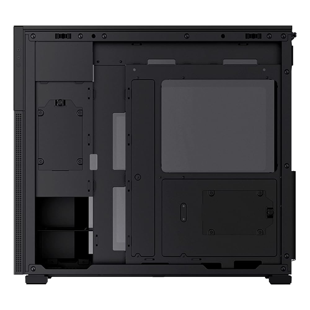 Caja PC SOBREMESA D41 STD SLIMBOOK | ATX/Micro ATX/Mini ITX | Pantalla Frontal | Vidrio Templado | Negra.