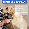 Double-Sided Pet Grooming Rake - 4-in-1 Professional Pet Grooming Kit, Deshedding Dematting Tool for Dogs, Cats, Extra-Wide Grooming Brush & Deshedder Comb for Long and Short Haired Pets (4PCS Blue) #3