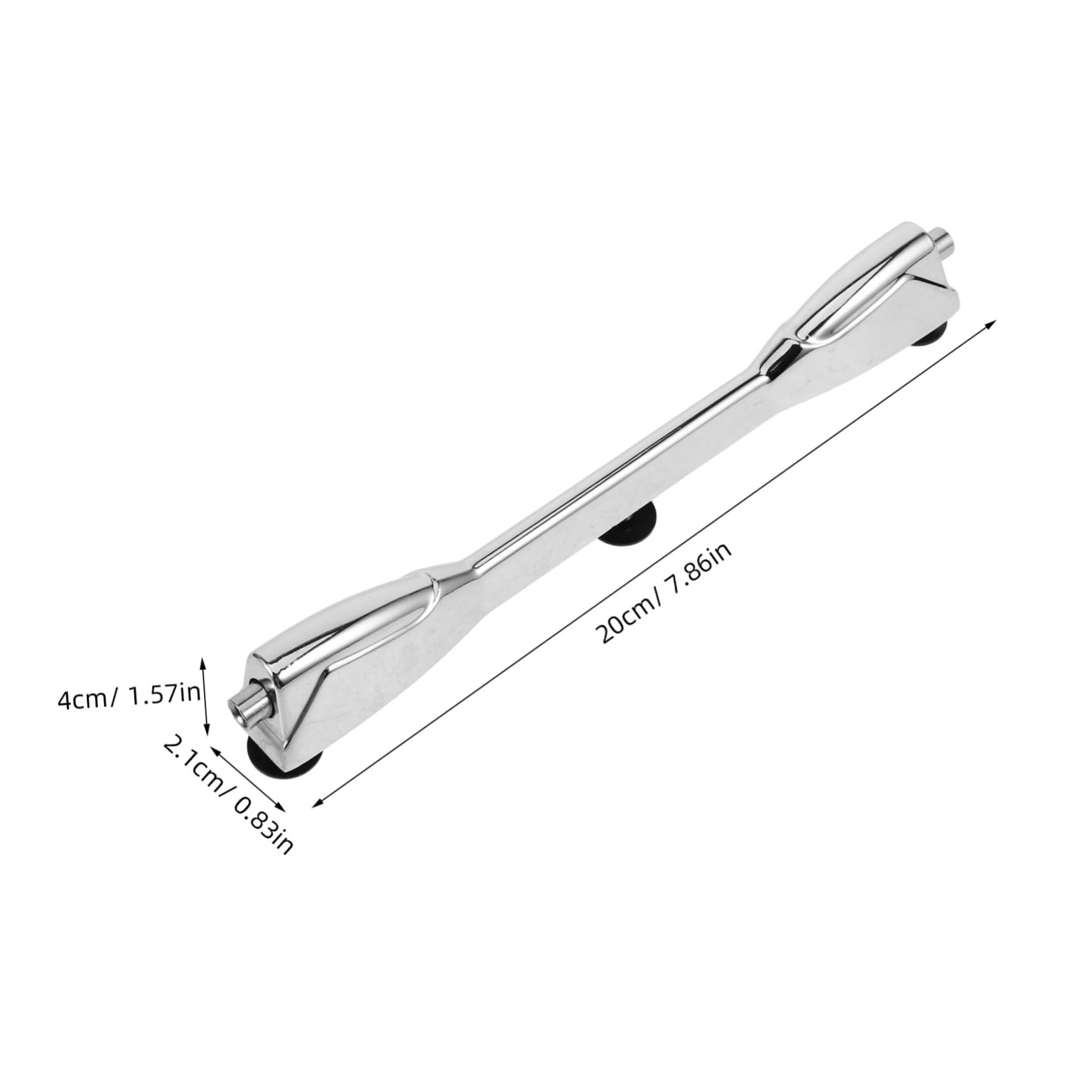 Yardwe Double End Mount Lugs Replacement Snare Drum Hardware Drum Lugs Replacement Drum Accessories Snare Drum Parts Drum Lugs Parts Snare Drum Lugs Bass Drums Lugs Aluminum Alloy Silver