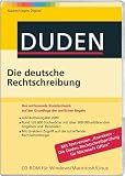 Duden Die deutsche Rechtschreibung, 1 CD-ROM Das umfassende Standardwerk auf der Grundlage der neuen amtlichen Regeln. Office-Bibliothek für Win/Mac OS X/Linux