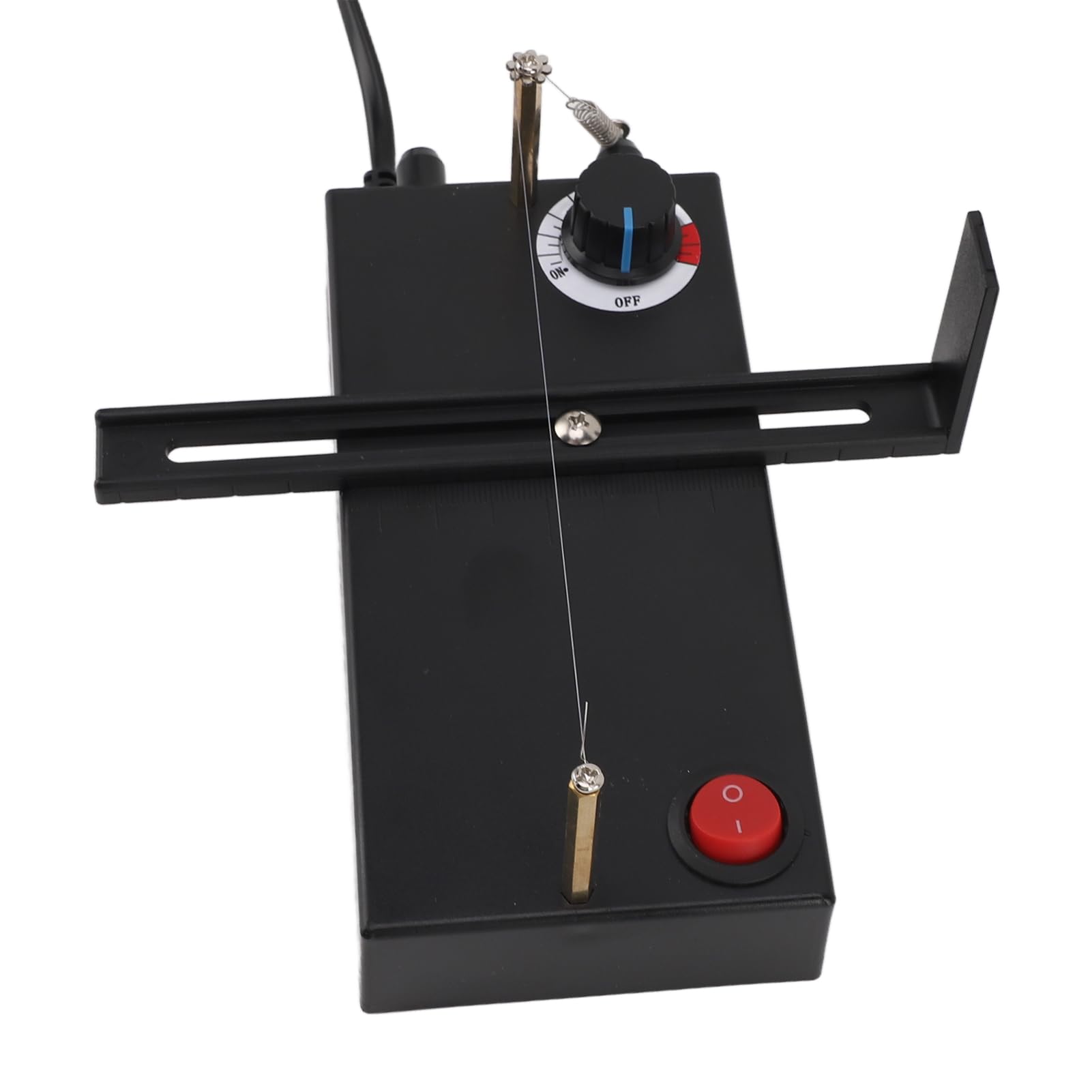 Hot Ribbon Cutter Machine, 100 To 600 ? Adjustment Electric Heat Cutting Machine Easy Use Highly Efficient for Ribbons (US Plug 110V)