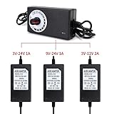 Adjustable Power Supply Adapter 3V 5V 6V 9V 12V 18V 24V 1A 2A 5A Power Adapter Universal 220V To 12V Adapter Adjustable Charger (Color : 3V-12V 2A Adapter, Size : 1) - Image 5