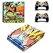TAOSENG Adesivo Skin per PS4 PRO per Console Playstation 4 e Controller 2 Adesivo per Skin PS4 PRO in Vinile - Dragon Ball Super Goku