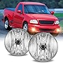 Fog Light for 03-05 Lincoln Aviator, 01-04 Ford F-150 F150 Lightning w/Bulbs - H10 12V 42W, Pair of NIXON OFFROAD Fog Lamp Replacement Clear Lens