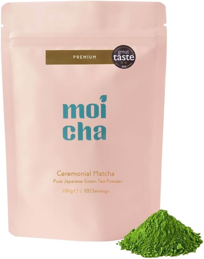 Organic Japanese Matcha Green Tea Powder, 100g | Premium Ceremonial Grade | Single origin from Uji Japan | Enjoy in Matcha Latte or as a Tea