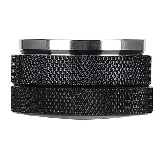 58mm Coffee Tamper, Flache Basis Edelstahl Kaffeepresse Tamper Kaffee Stopfwerkzeug Espressomaschine Zubehör für Home Coffee Shop Bar Cafe