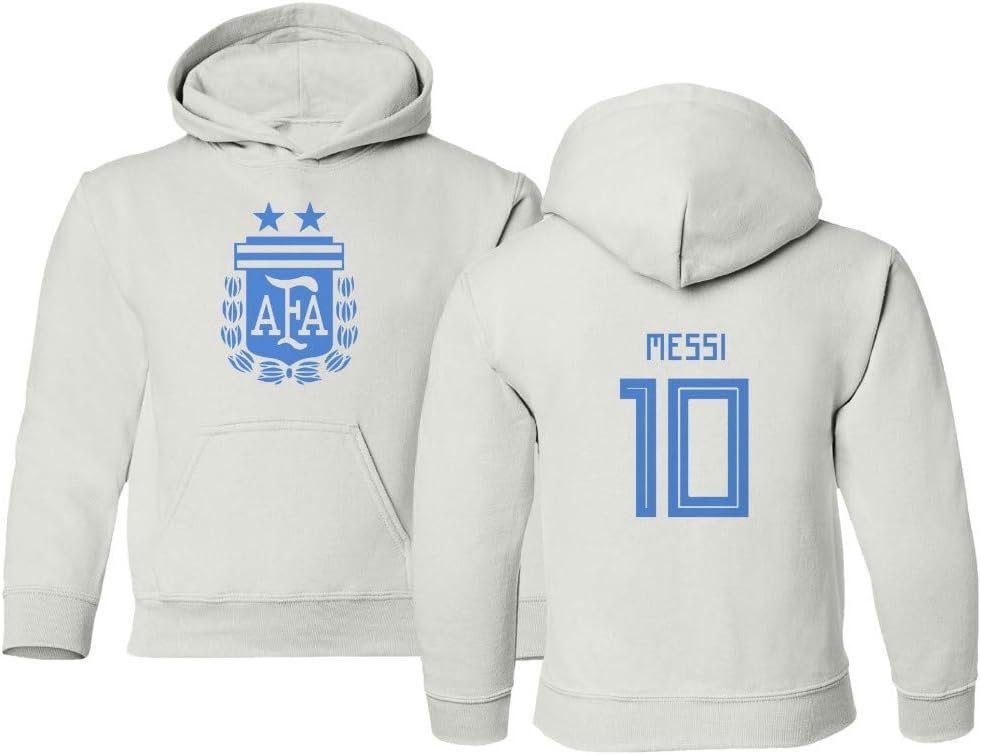 Soccer 2021 Argentina #10 South American Cup Youth Hooded Sweatshirt