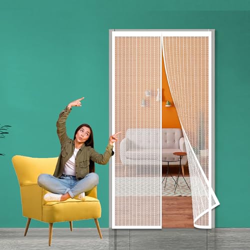 Moustiquaire sur mesure pour bloquer les insectes sur porte extérieure