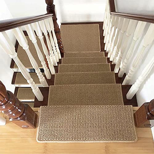 Alfombra de escalera con punta redondeada y adhesivo reutilizable lavable 3