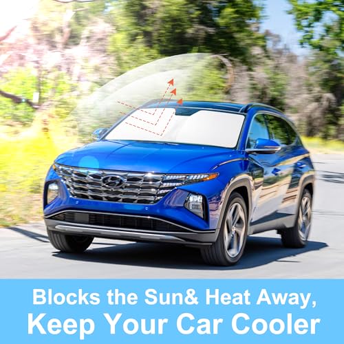Image of Windshield Sun Shade for 2022-2026 Hyundai Tucson Accessories