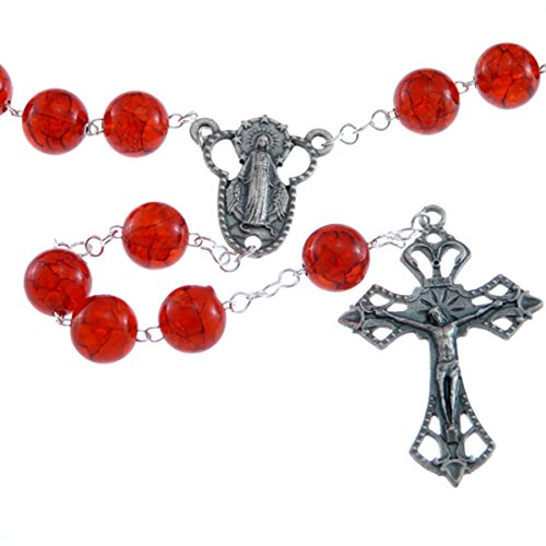 Scottish Jewellery Shop Chapelet de Perles Rouges de 10 mm.