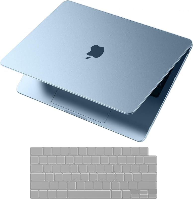 Image of Soonjet for MacBook Air 13 Inch Case M5-M2 2026-2022, Hard Shell Cover