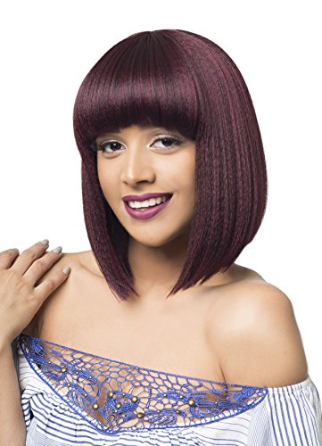 MEGA BOBO (1 Jet Black) - Hair Topic Synthetic Bang Short Straight Bob Style Wig