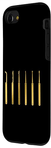 Vista 44 de iPhone XS Max Lock Picker Tools - Estuche para amantes de la selección de candados