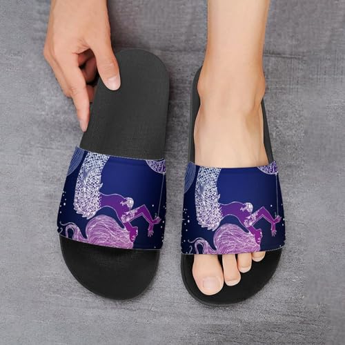 Chaussons de maison durables et confortables au design sirène