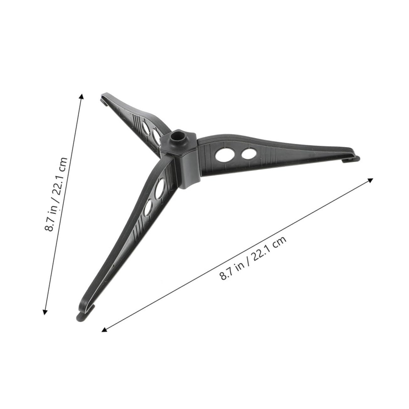 Cabilock 2pcs Green Tree Stand Base for Artificial Holiday Trees Stable Plastic Foot Support for Indoor Decorations Folding Design for Christmas Party Display