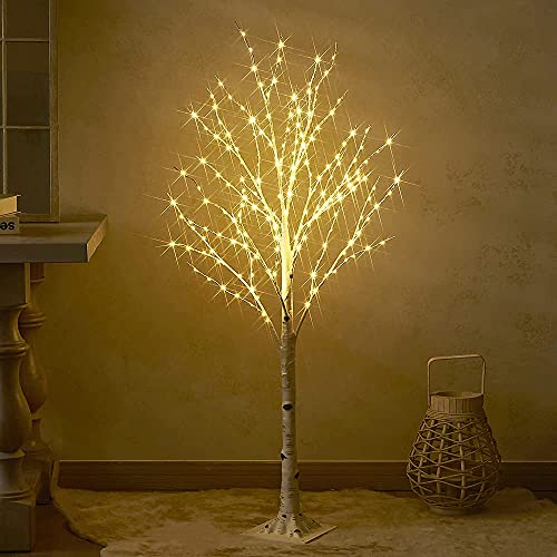 Birchlitland-LED-Birch-Tree-4FT-200L-Warm-White-Fairy-Lights-Lighted-Trees-for-Indoor-Outdoor-Home-Thanksgiving-Christmas-Holiday-Decoration Birchlitland LED Birch Tree 4FT 200L Warm White Fairy Lights Lighted Trees for Indoor Outdoor Home Thanksgiving Christmas Holiday Decoration