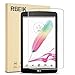 LG G Pad F 8.0 2nd Gen / G Pad II 8.0 HD Screen Protector, RBEIK Premium 9H Hardness Tempered Glass Screen Protector for LG G Pad F 8.0 1st Gen / 2nd Gen (AT&T AK495 / T-Mobile V496 / UK495 / V498)
