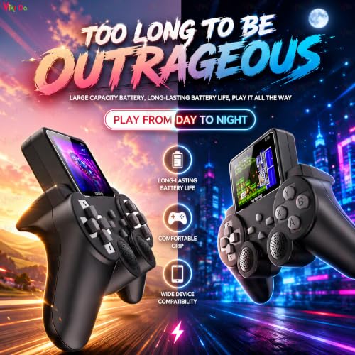 Image of VikriDA S10 Handheld Gaming Console for Kids & Adults | 520 Built-in Classic Retro Games | Portable Rechargeable Mini Video Game Player with TV Output | Arcade Game Box Toy Gift for Boys