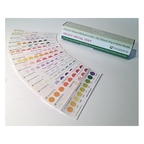Osumex Heavy Metal Test Kit for Humans 5 Pack Heavy Metals Test – At Home Heavy Metal Urine Test Kit, Mercury Test Kit for Humans, Arsenic Testing Kit Cadmium Tester with Option to Choose Other Metals Cover