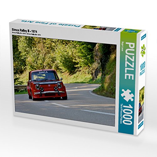 CALVENDO Puzzle Simca Rally II 1974 – 1000 Teile, 64x48 Cm Legegröße | Premium-Qualität Aus Europa, Matte Oberfläche