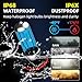 AOXTOZH HeadLight Bulbs Fit for 1993-2011 Ford Ranger,9007 High Low Beam Light Bulbs,Halogen HeadLights,300% Brightness,Plug and Play,6000K White,2 Pcs