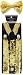 Buckletown Suspender & Bow Tie Combo Pack (Gold Sequined)