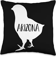 Home State Girls Women Funny Arizona Chick Throw Pillow