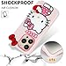 WONLEED Compatible with iPhone 14 Pro Max Case, Cute Funny Cartoon Kawaii Cat Phone Case 3D Character Soft Silicone Pink Cover Case for Kids Girls and Womens (6.7 inch)