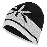 Calvin Klein Gorro de punto reversible CK para hombre,...